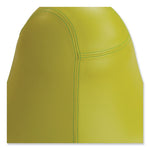 Runtz Swivel Ball Chair, Backless, Supports Up to 250 lb, Green Vinyl