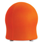 Zenergy Ball Chair, Backless, Supports Up to 250 lb, Orange Fabric