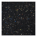 Satin Aluminum-Frame Recycled Rubber Bulletin Boards, 120.5 x 48.5, Confetti Surface, Ships in 7-10 Business Days