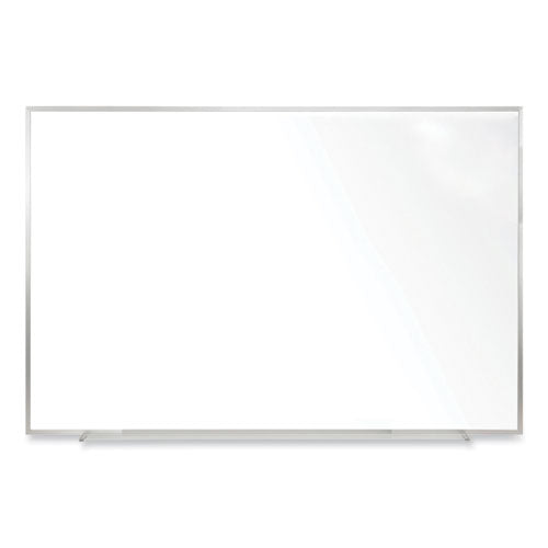 Non-Magnetic Whiteboard with Aluminum Frame, 48.63 x 48.47, White Surface, Satin Aluminum Frame, Ships in 7-10 Business Days
