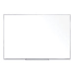 Non-Magnetic Whiteboard with Aluminum Frame, 96.63 x 48.47, White Surface, Satin Aluminum Frame, Ships in 7-10 Business Days