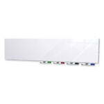 Aria Low Profile Magnetic Glass Whiteboard, 60 x 36, White Surface, Ships in 7-10 Business Days