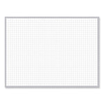 Non-Magnetic Whiteboard with Aluminum Frame, 48 x 35.81, White Surface, Satin Aluminum Frame, Ships in 7-10 Business Days