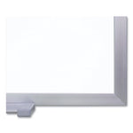 Magnetic Porcelain Whiteboard with Satin Aluminum Frame, 120.5 x 48.5, White Surface, Ships in 7-10 Business Days