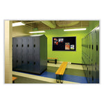 Satin Aluminum-Frame Recycled Rubber Bulletin Boards, 96.5 x 48.5, Confetti Surface, Ships in 7-10 Business Days