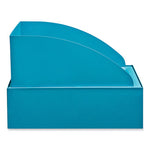 Mixx Recycling Center Lid, Topper Style, 9.87w x 19.87d x 0.62h, Blue, Ships in 1-3 Business Days