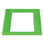 Mixx Recycling Center Lid, 9.87w x 19.87d x 0.82h, Green, Ships in 1-3 Business Days