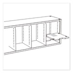 E-Z Sort Additional Mail Trays, 5 Shelves, 11 x 12.5 x 0.5, Black, Ships in 1-3 Business Days