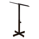 Portable Presentation Lectern Stand, 20 x 18.25 x 44, Cherry