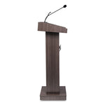 Orator Lectern, 22 x 17 x 46, Ribbonwood, Ships in 1-3 Business Days