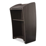 Vision Lectern with Screen, 24 x 21 x 46, Ribbonwood, Ships in 1-3 Business Days