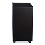 AV Cart/Lectern Base, 21.12 x 17.5 x 33.75, Black