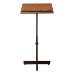 Portable Presentation Lectern Stand, 20 x 18.25 x 44, Medium Oak