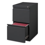 Full-Width Pull 20 Deep Mobile Pedestal File, File/File, Letter, Charcoal, 15 x 19.88 x 27.75