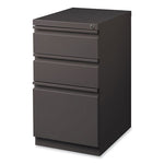 Full-Width Pull 20 Deep Mobile Pedestal File, Box/Box/File, Letter, Medium Tone, 15x19.88x27.75