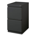 Full-Width Pull 20 Deep Mobile Pedestal File, File/File, Letter, Charcoal, 15 x 19.88 x 27.75