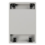 Full-Width Pull 20 Deep Mobile Pedestal File, File/File, Letter, Arctic Silver,15 x 19.88 x 27.75