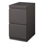 Full-Width Pull 20 Deep Mobile Pedestal File, File/File, Letter, Medium Tone, 15 x 19.88 x 27.75