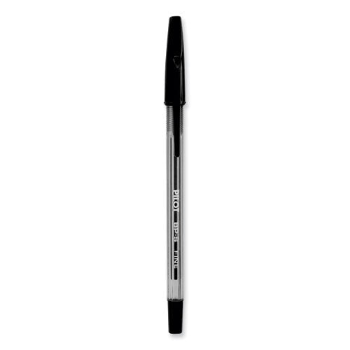 Better Ballpoint Pen, Stick, Fine 0.7 mm, Black Ink, Smoke Barrel, Dozen