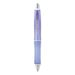 Dr. Grip Frosted Advanced Ink Ballpoint Pen, Retractable, Medium 1 mm, Black Ink, Purple Barrel