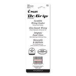 Dr. Grip Frosted Advanced Ink Ballpoint Pen, Retractable, Medium 1 mm, Black Ink, Purple Barrel