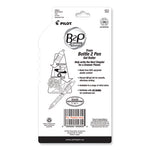 B2P Bottle-2-Pen Recycled Gel Pen, Retractable, Fine 0.7 mm, Assorted Ink and Barrel Colors, 4/Pack