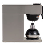 VP17-1 12-Cup Commercial Pourover Coffee Brewer, Stainless Steel/Black, Ships in 7-10 Business Days