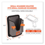 Squids 5543 Handheld Barcode Scanner Mount Holder w/Fastener Straps, 2 Comp, 3.5 x 1.5 x 6.3, Gray,Ships in 1-3 Business Days