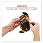 Squids 3770 Belt Clip Tape Measure Holder, Large, 3.62 x 7.25 x 2.5, Polyester, Orange, Ships in 1-3 Business Days