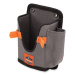 Squids 5543 Handheld Barcode Scanner Mount Holder w/Fastener Straps, 2 Comp, 3.5 x 1.5 x 6.3, Gray,Ships in 1-3 Business Days