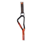 Squids 3149 Tool Lanyard with XL + Swivel Carabiners, 80 lb Max Work Capacity, 76", Orange/Black, Ships in 1-3 Business Days