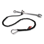 Squids 3100 Lanyard w/Aluminum Carabiner + Cinch-Loop, 10 lb Max Work Capacity, 42" to 54", Black, Ships in 1-3 Business Days