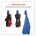 Squids 3405 Belt Clip Glove Clip Holder, 1 x 1 x 6, Acetal Copolymer, Blue, Ships in 1-3 Business Days