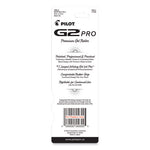 G2 Pro Gel Pen, Retractable, Fine 0.7 mm, Black Ink, Blue Barrel