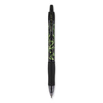 G2 Fashion Premium Gel Pen, Retractable, Fine 0.7 mm, Black Ink, Assorted Barrel Colors, 5/Pack