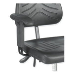 Adjustable T-Pad Armrest for Safco Task Master Series Chairs, 3 x 9.75 x 11.5, Black, 2/Set