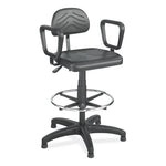 Optional Closed Loop Armrests for Safco Task Master Series Chairs, 2 x 13 x 9, Black, 2/Set