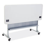 Flip-N-Store Training Table, Rectangular, 24 x 60 x 29.5, Speckled Gray