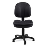 Comfort Task Chair, Supports Up to 300 lb, 19" to 23" Seat Height, Black Seat, Black Back, Black Base