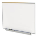 Proma Magnetic Porcelain Projection Whiteboard w/Satin Aluminum Frame, 48.5 x 36.5, White Surface,Ships in 7-10 Business Days