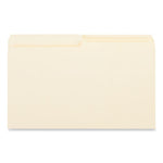 Top Tab File Folders, 1/2-Cut Tabs: Assorted, Legal Size, 0.75" Expansion, Manila, 100/Box