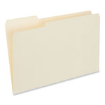 Top Tab File Folders, 1/3-Cut Tabs: Left Position, Legal Size, 0.75" Expansion, Manila, 100/Box