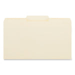 Top Tab File Folders, 1/3-Cut Tabs: Center Position, Legal Size, 0.75" Expansion, Manila, 100/Box