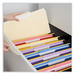 Interior File Folders, 1/3-Cut Tabs: Assorted, Legal Size, 9.5-pt Manila, 100/Box