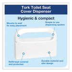 Toilet Seat Cover Dispenser, 16 x 3 x 11.5, White, 12/Carton