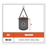 Arsenal 5730 Leather Bottom Canvas Hoist Bucket, 150 lb, White, Ships in 1-3 Business Days