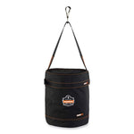 Arsenal 5970T Swiveling Hook Nylon Hoist Bucket + Top, 100 lb, Black, Ships in 1-3 Business Days