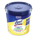 Professional Disinfecting Wipe Bucket, 1-Ply, 6 x 8, Lemon and Lime Blossom, White, 800 Wipes/Bucket, 2 Buckets/Carton