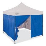 Shax 6054 Pop-Up Tent Sidewall Kit, Single Skin, 10 ft x 10 ft, Polyester, Blue, Ships in 1-3 Business Days