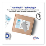 Shipping Lels with TrueBlock Technology, Inkjet Printers, 5.5 x 8.5, White, 2 Lels/Sheet, 100 Sheets/Pack, 2 Packs